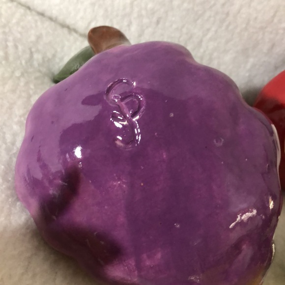 MANGO TREE STUDIOS 3 Ceramic Fruit Sauce Dip Relish Dishes PJS OOAK New - Picture 7 of 15